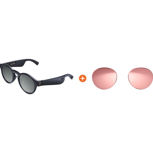 Bose Frames Rondo + Bose Lenses Rondo Mirrored Rosé Goud