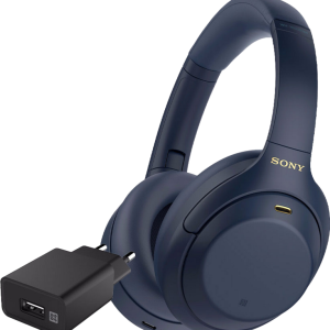 Sony WH-1000XM4 Blauw + XtremeMac Oplader met Usb A Poort 12W