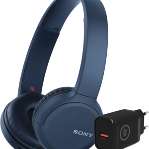 Sony WH-CH510 Blauw + Bluebuilt oplader