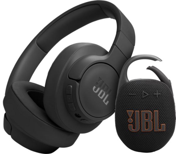 JBL Tune 770NC + JBL Clip 5 zwart