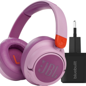 JBL JR460NC Roze + BlueBuilt Quick Charge Oplader met Usb A