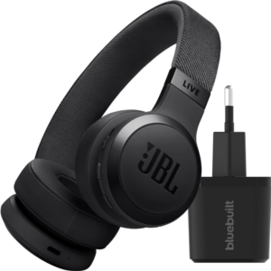 JBL Live 670NC Zwart + BlueBuilt Quick Charge Oplader met Us