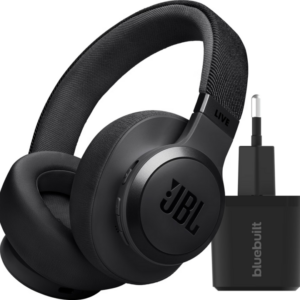 JBL Live 770NC Zwart + BlueBuilt Quick Charge Oplader met Us