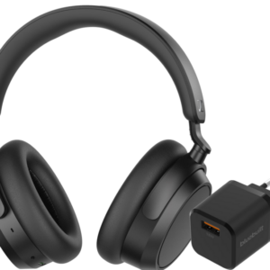 Sennheiser Accentum Plus Zwart + BlueBuilt Quick Charge Oplader met Usb A Poort 18W Zwart